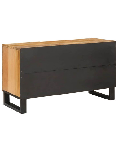 Mobile TV Marrone 80 x 33 x 46 cm Legno di mango massello