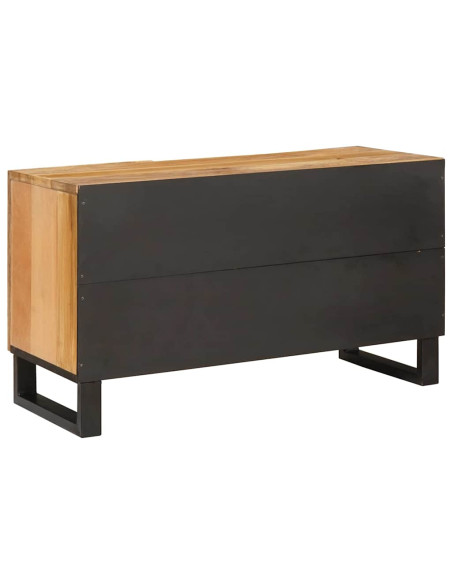 Mobile TV Marrone 80 x 33 x 46 cm Legno di mango massello
