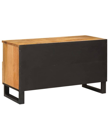 Mobile TV Marrone 80 x 33 x 46 cm Legno di mango massello