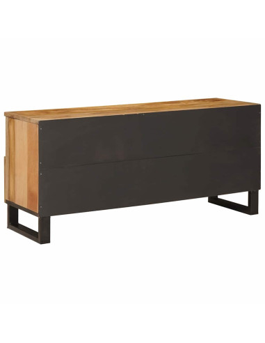 Mobile TV Marrone 100 x 33 x 46 cm Legno di mango massello