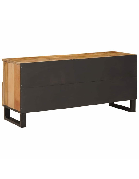Mobile TV Marrone 100 x 33 x 46 cm Legno di mango massello