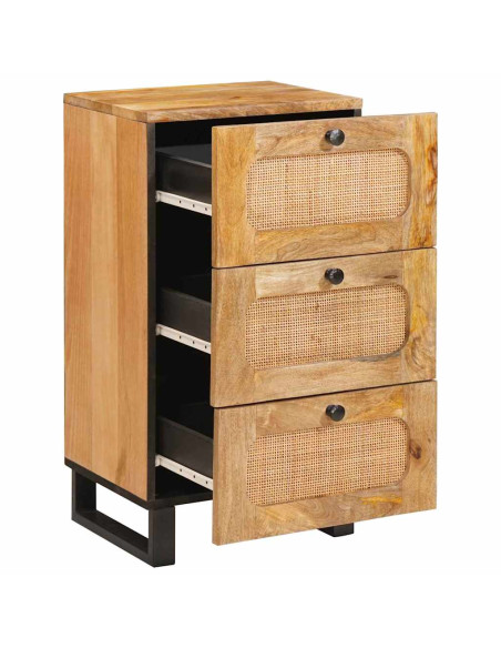 Credenza Marrone 40 x 33 x 75 cm Legno di mango massello