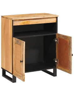 Credenza Marrone 60 x 33 x 75 cm Legno di mango massello 2