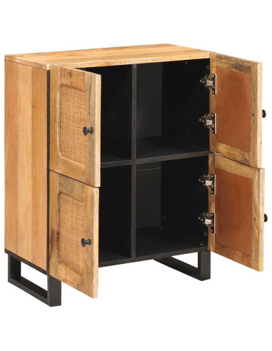 Credenza Marrone 60 x 33 x 75 cm Legno di mango massello