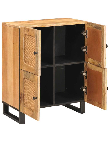 Credenza Marrone 60 x 33 x 75 cm Legno di mango massello