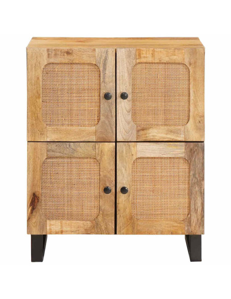 Credenza Marrone 60 x 33 x 75 cm Legno di mango massello