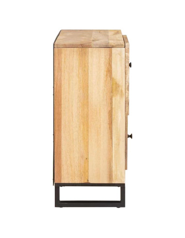 Credenza Marrone 80 x 33 x 75 cm Legno di mango massello