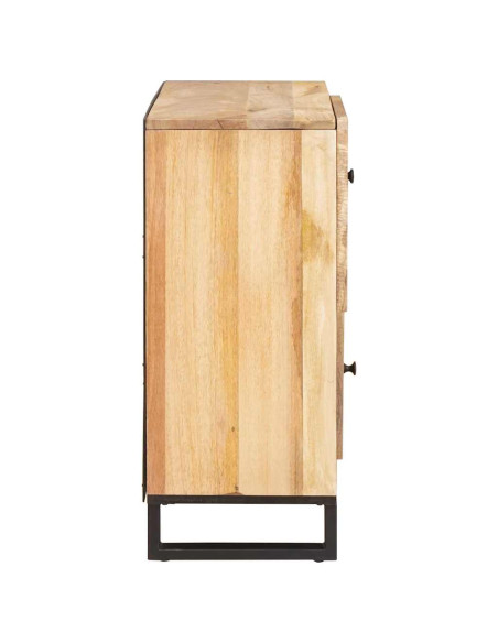 Credenza Marrone 80 x 33 x 75 cm Legno di mango massello
