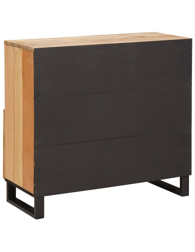 Credenza Marrone 80 x 33 x 75 cm Legno di mango massello