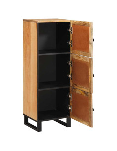 Credenza Marrone 90 x 33 x 75 cm Legno di mango massello 2
