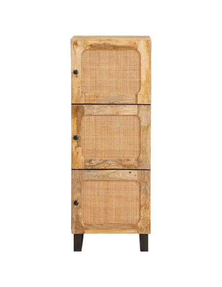 Credenza Marrone 90 x 33 x 75 cm Legno di mango massello