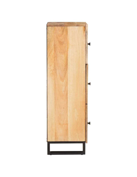 Credenza Marrone 90 x 33 x 75 cm Legno di mango massello