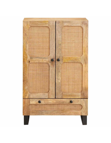 Credenza Marrone 40 x 33 x 110 cm Legno di mango massello