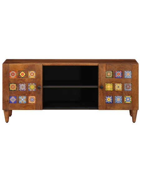 Mobile TV Noce 105 x 33 x 46 cm Legno di mango massello