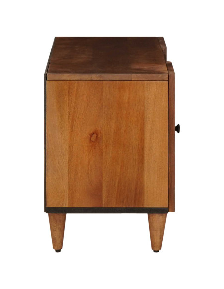 Mobile TV Noce 105 x 33 x 46 cm Legno di mango massello