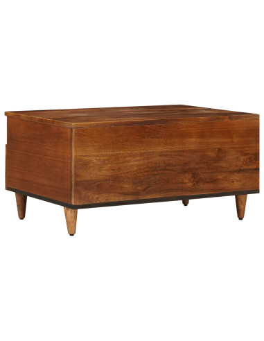 Mobile TV Noce 70 x 33 x 46 cm Legno di mango massello