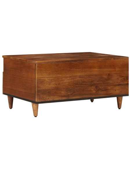 Mobile TV Noce 70 x 33 x 46 cm Legno di mango massello