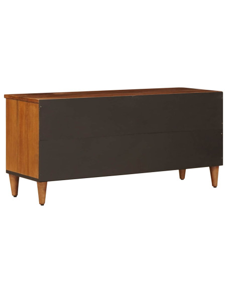 Mobile TV Noce 100 x 33 x 46 cm Legno di mango massello