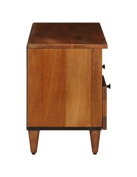 Mobile TV Noce 100 x 33 x 46 cm Legno di mango massello