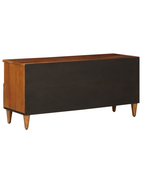 Mobile TV Noce 100 x 33 x 46 cm Legno di mango massello