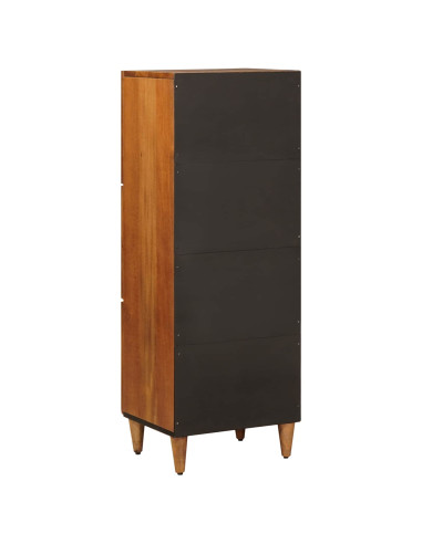 Credenza Noce 40 x 33 x 110 cm Legno di mango massello
