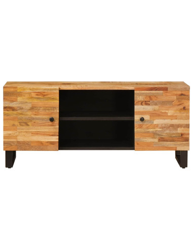 Mobile TV Marrone 105 x 33 x 46 cm Legno di mango massello