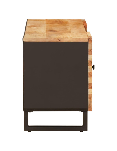 Mobile TV Marrone 105 x 33 x 46 cm Legno di mango massello
