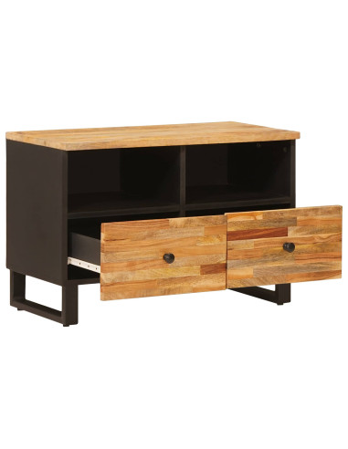 Mobile TV Marrone 70 x 33 x 46 cm Legno di mango massello