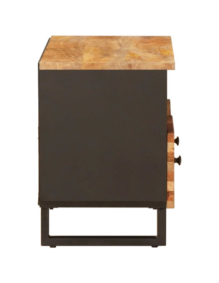 Mobile TV Marrone 70 x 33 x 46 cm Legno di mango massello