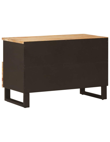 Mobile TV Marrone 70 x 33 x 46 cm Legno di mango massello