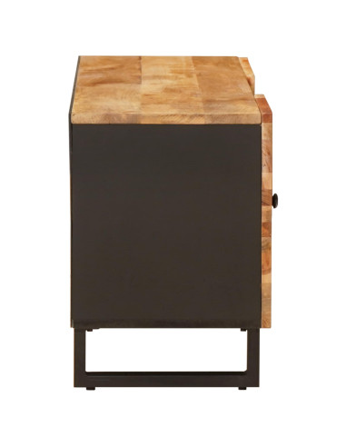 Mobile TV Marrone 105 x 33 x 46 cm Legno di mango massello
