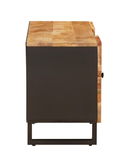 Mobile TV Marrone 105 x 33 x 46 cm Legno di mango massello