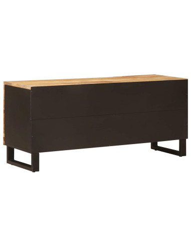 Mobile TV Marrone 105 x 33 x 46 cm Legno di mango massello