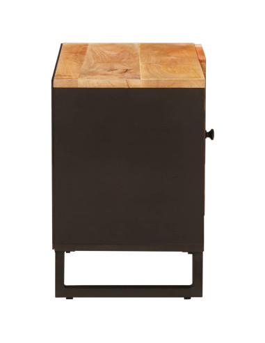 Mobile TV Marrone 80 x 33 x 46 cm Legno di mango massello