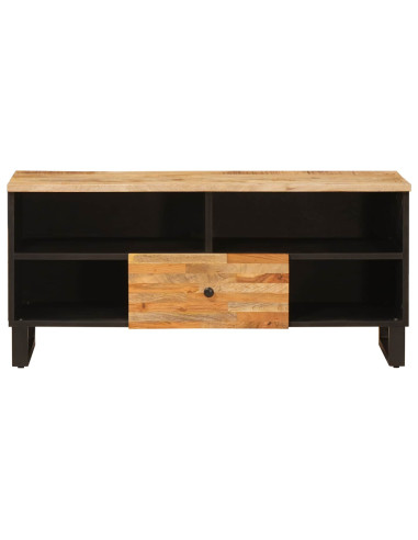 Mobile TV Marrone 100 x 33 x 46 cm Legno di mango massello