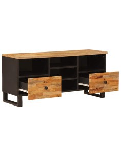 Mobile TV con cassetto Corona Marrone 100 x 33 x 46 cm 2