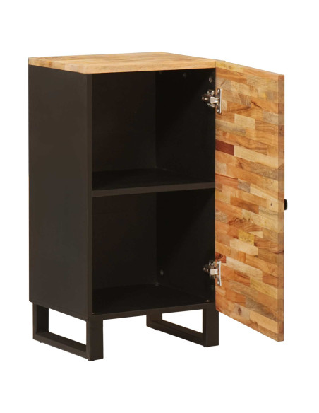 Mobile laterale Marrone 40 x 33 x 75 cm Legno di mango massello