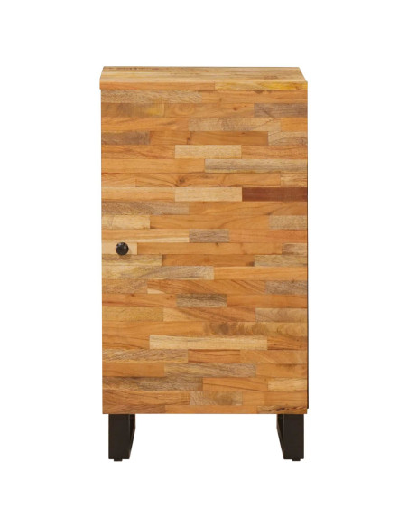 Mobile laterale Marrone 40 x 33 x 75 cm Legno di mango massello