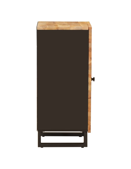 Mobile laterale Marrone 40 x 33 x 75 cm Legno di mango massello