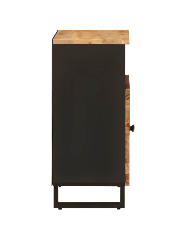 Mobile laterale Marrone 60 x 33 x 75 cm Legno di mango massello