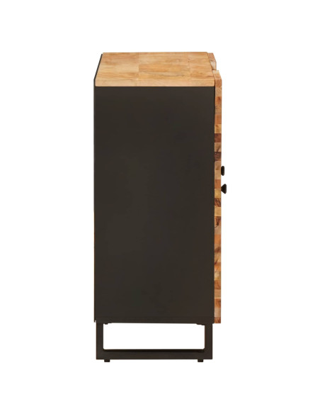 Mobile laterale Marrone 90 x 33 x 75 cm Legno di mango massello