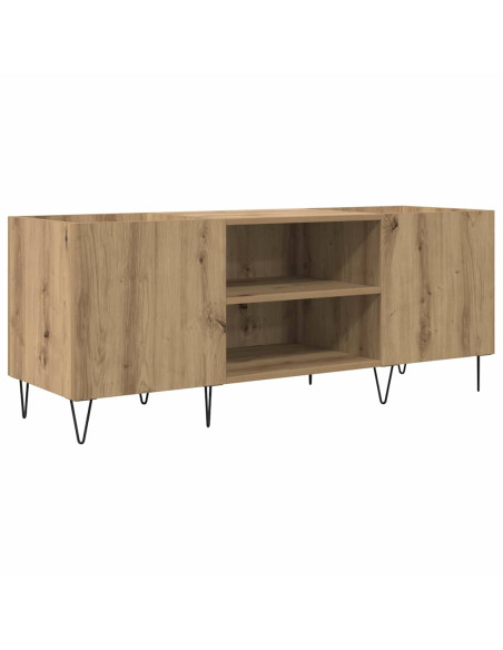Mobile porta vinili Rovere artigianale 121 x 38 x 48 cm