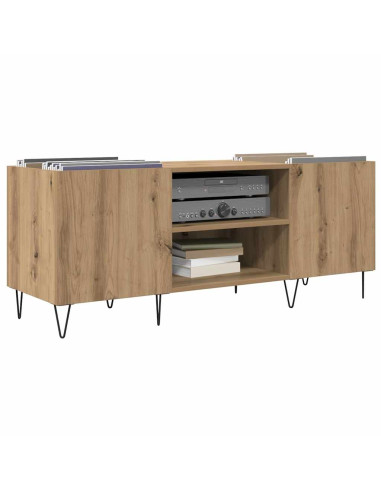 Mobile porta vinili Rovere artigianale 121 x 38 x 48 cm