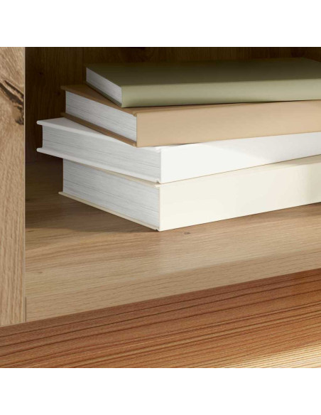 Mobile porta vinili Rovere artigianale 121 x 38 x 48 cm