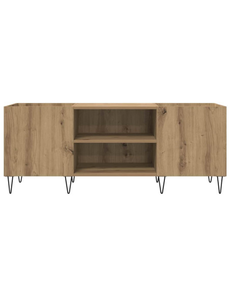 Mobile porta vinili Rovere artigianale 121 x 38 x 48 cm