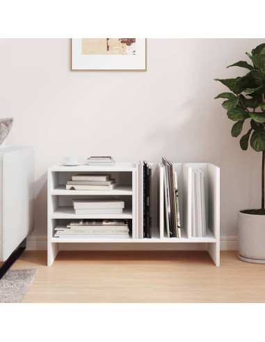 Mobile porta vinili Bianco 78.5 x 35 x 45 cm Legno multistrato