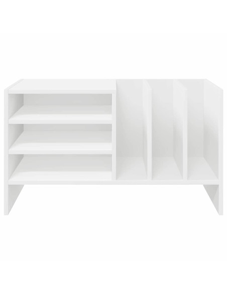 Mobile porta vinili Bianco 78.5 x 35 x 45 cm Legno multistrato
