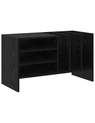 Mobile porta vinili Rovere Nero 78.5 x 35 x 45 cm