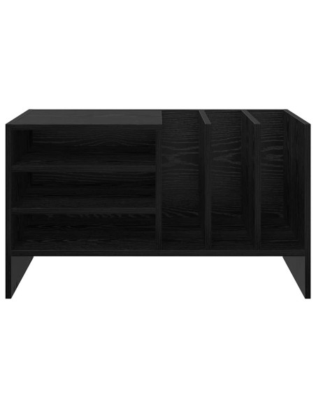 Mobile porta vinili Rovere Nero 78.5 x 35 x 45 cm