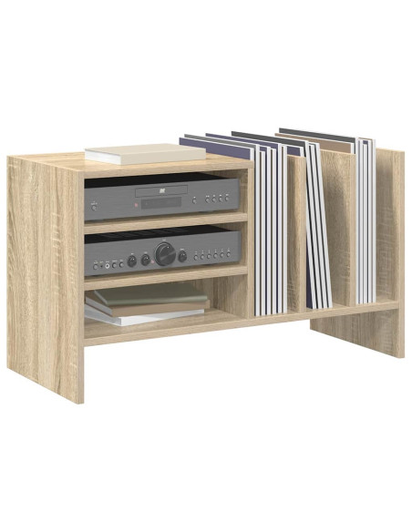 Mobile porta vinili Rovere Sonoma 78.5 x 35 x 45 cm